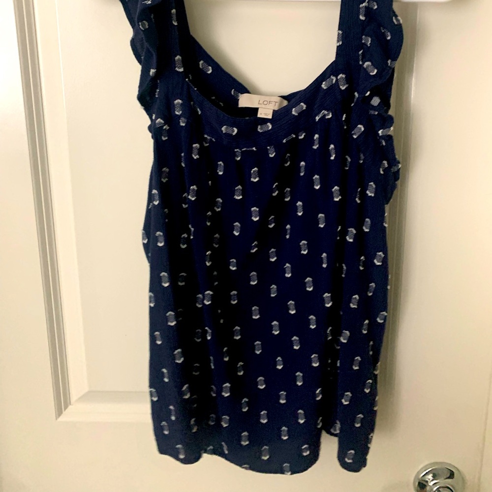 Navy & white loft top - Picture 3 of 6